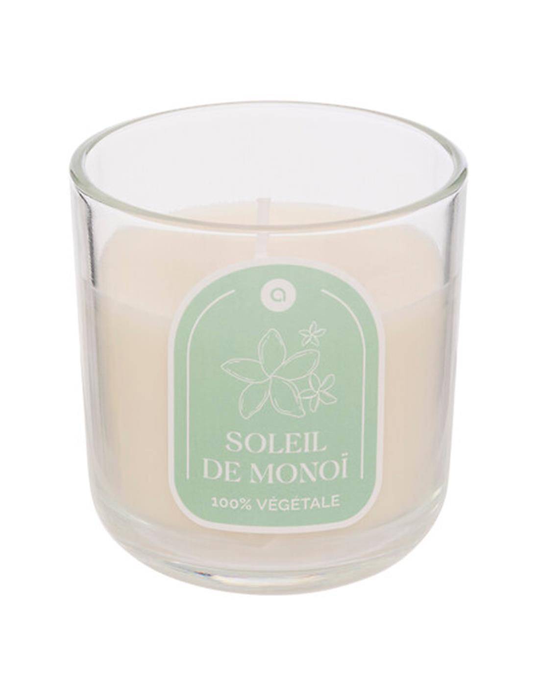 Κερί σε γυαλ.ποτήρι monoi 115gr/Φ7Η7,3cm