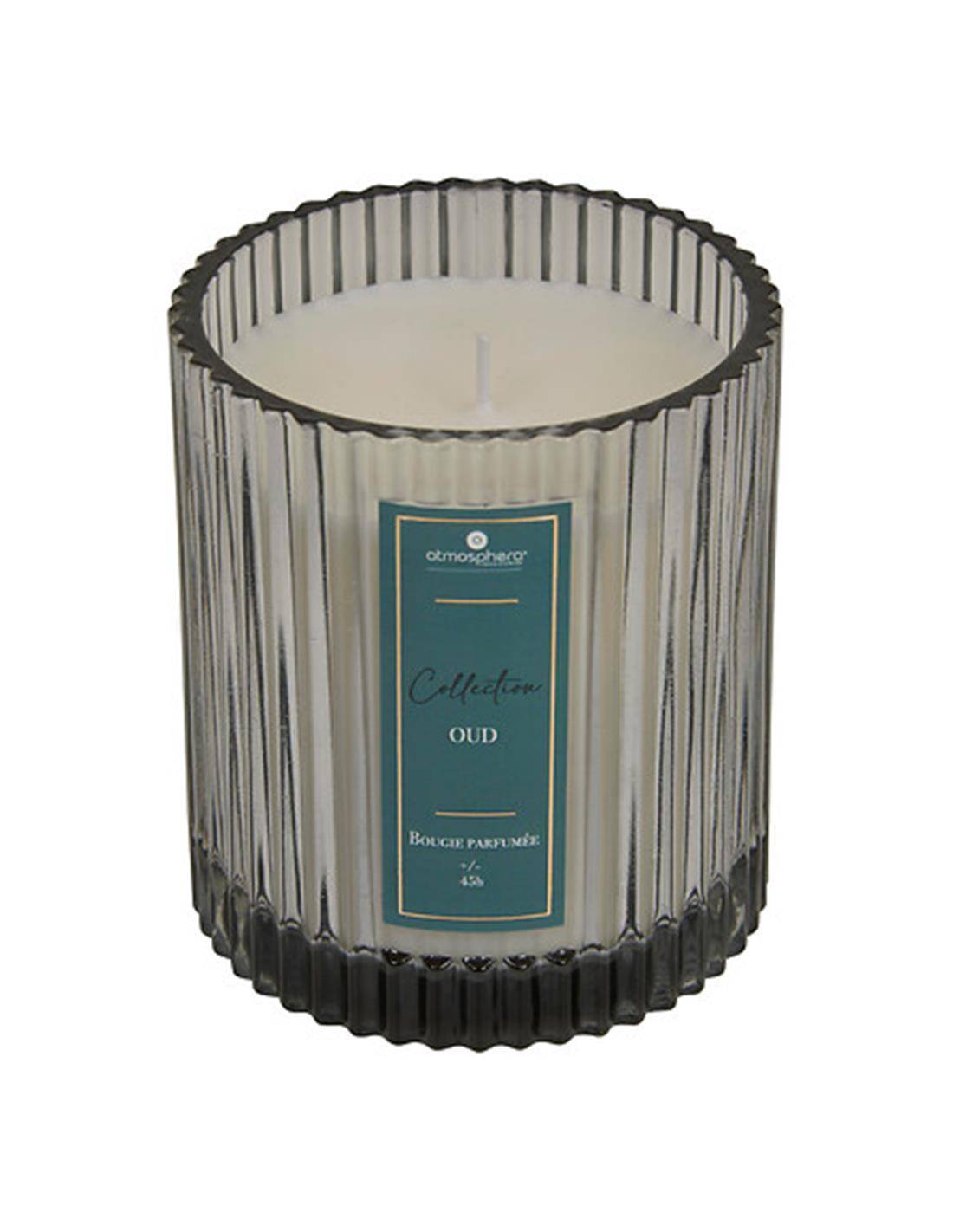 Κερί σε γυάλινο ποτήρι 290g"Oud"8,8 x 10 cm