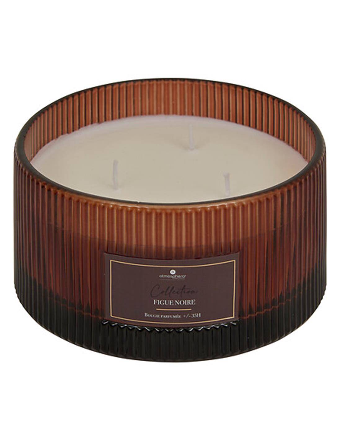 Κερί σε γυάλινο ποτήρι 635g"Black fig" 15,1x8,1 cm