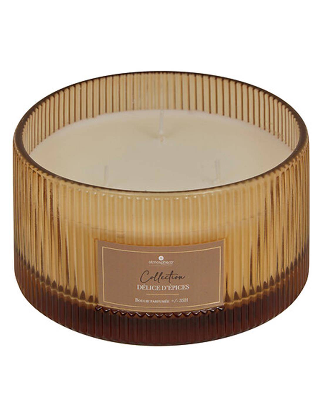 Κερί σε γυάλινο ποτήρι 635g"Spicy Delights" 15,1x8,1 cm