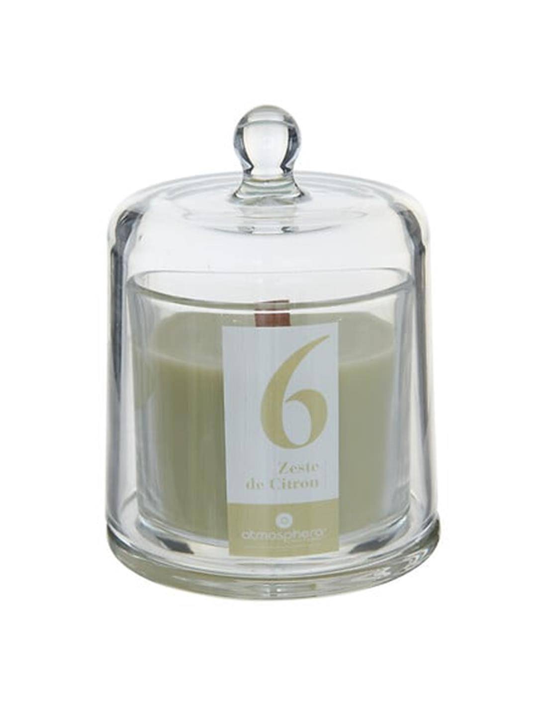 Κερί σε καμπάνα "LEMON" 240gr/10,8x14cm