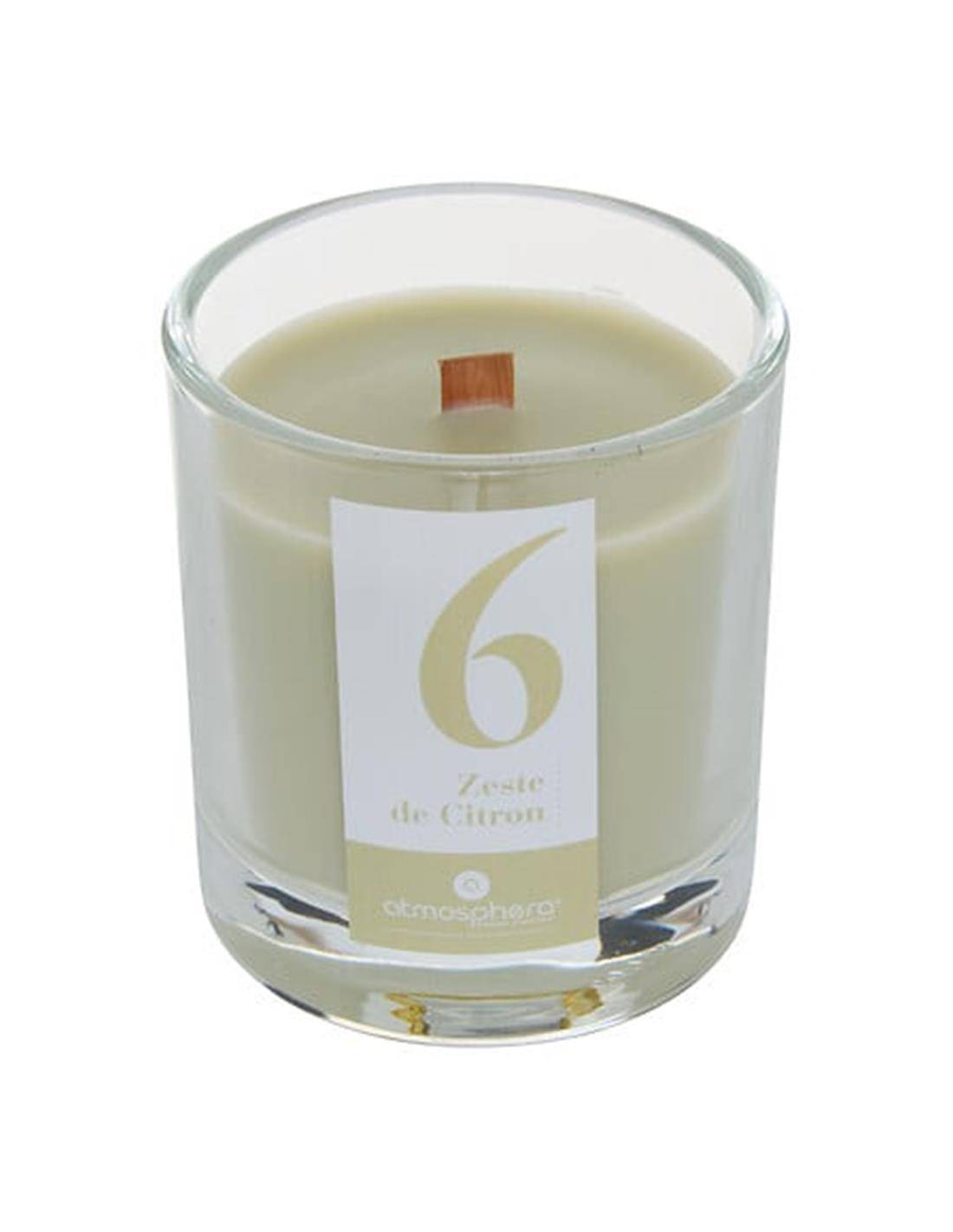 Κερί σε ποτήρι "LEMON" 180gr/8x9cm