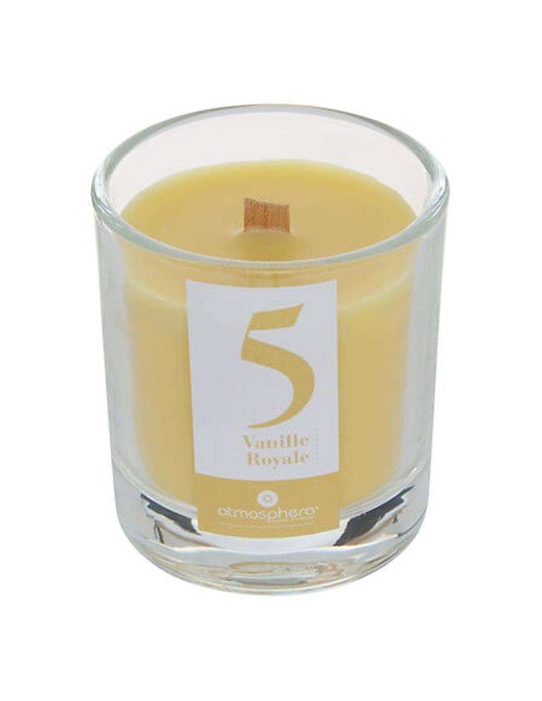 Κερί σε ποτήρι "VANILLA" 180gr/8x9cm