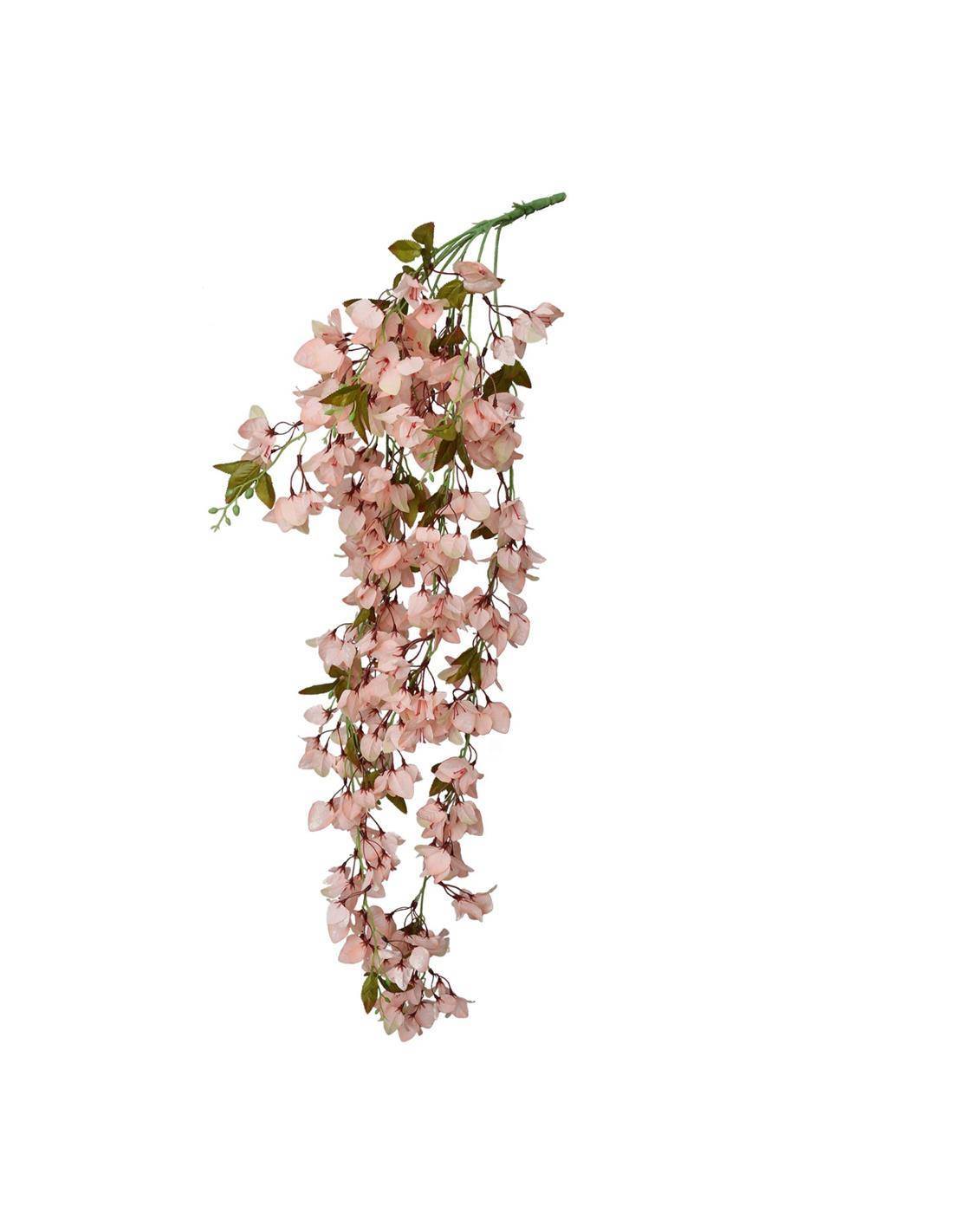 Κλαδί βουκαμβίλια κρεμαστό ροζ 29x13x126cm