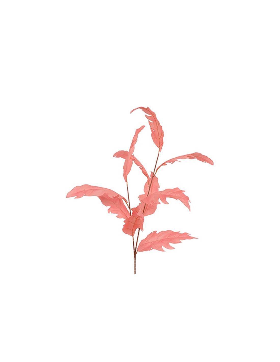 Κλαδί ροζ φύλλα Η112cm