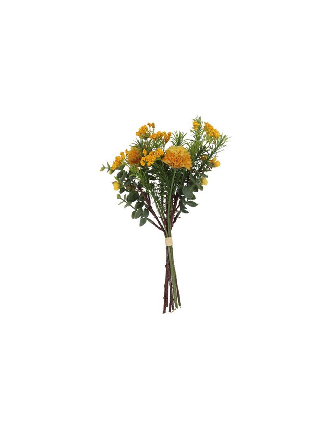 Ντάλιες μπουκέτο κίτρινο 20x14x33 cm