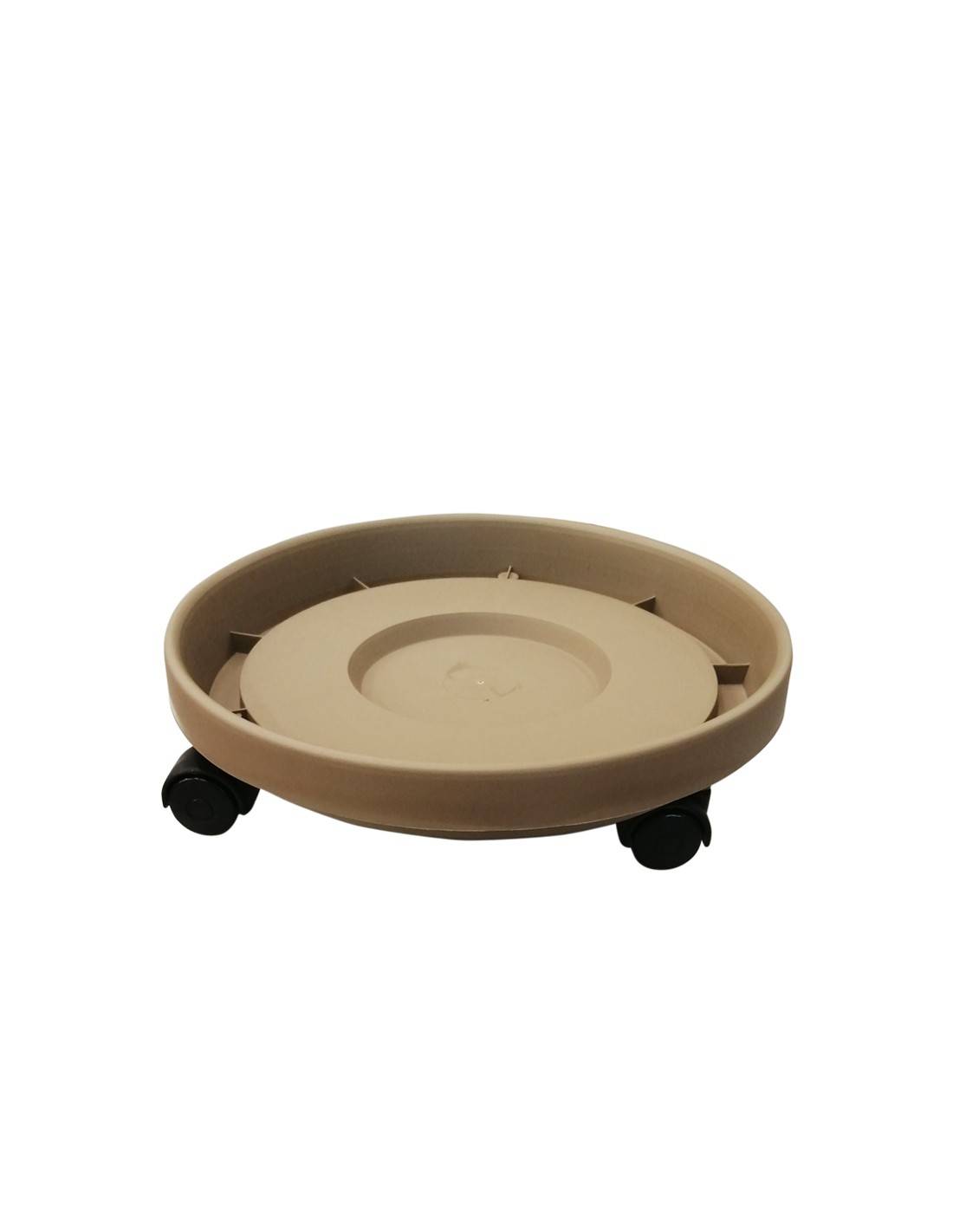 Πιάτο με ρόδες 30εκ. Spicy Brown