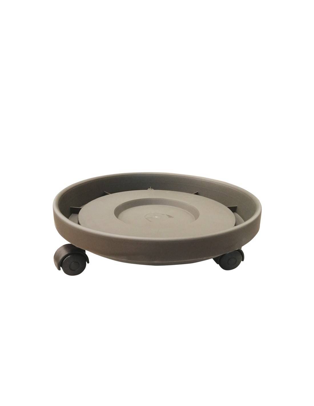 Πιάτο με ρόδες 35εκ. ανθρακι