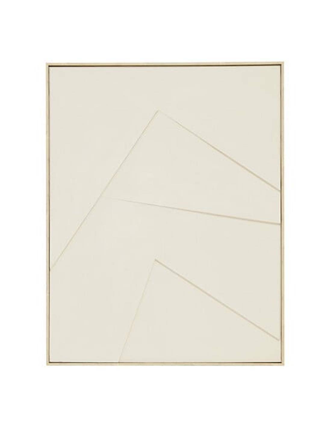 Πίνακας 3D "MAKANA" εκρού 100x78cm