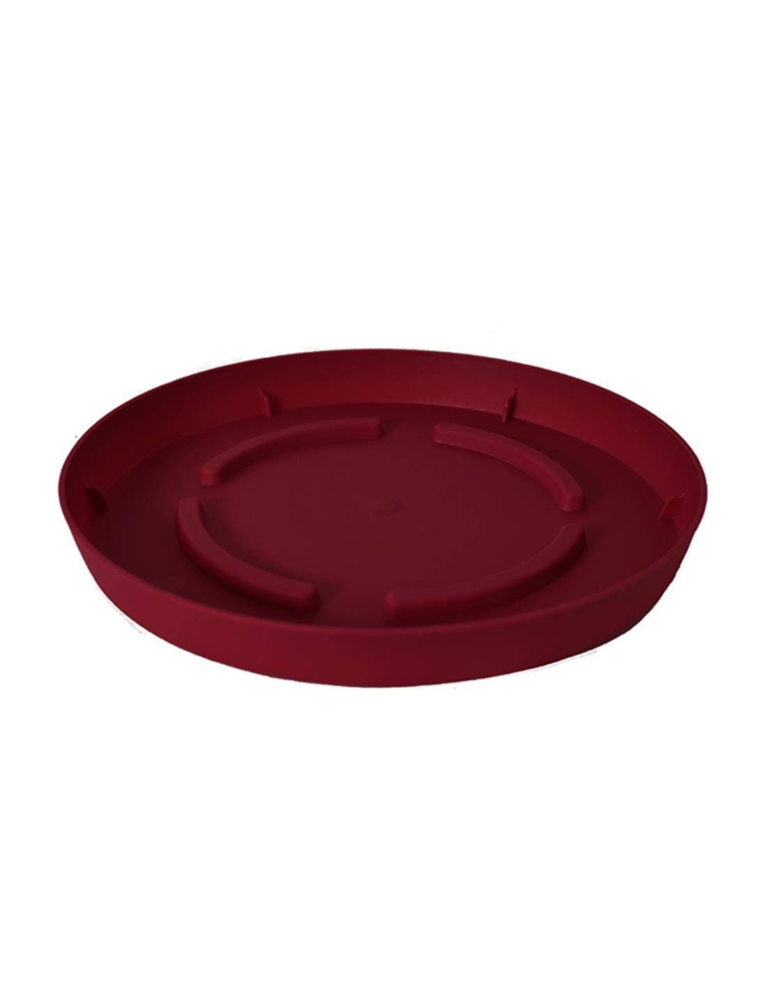 Πιάτο Φ34Χ4εκ. MΠOPNTΩ/DARK RED