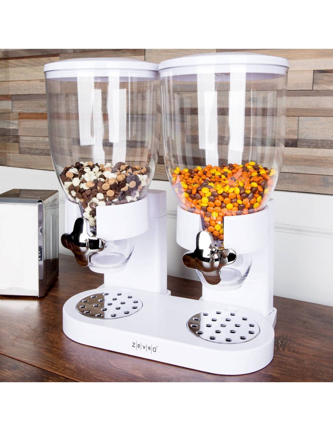 Διανεμητής δημητριακών 2Χ4,5lt λευκό