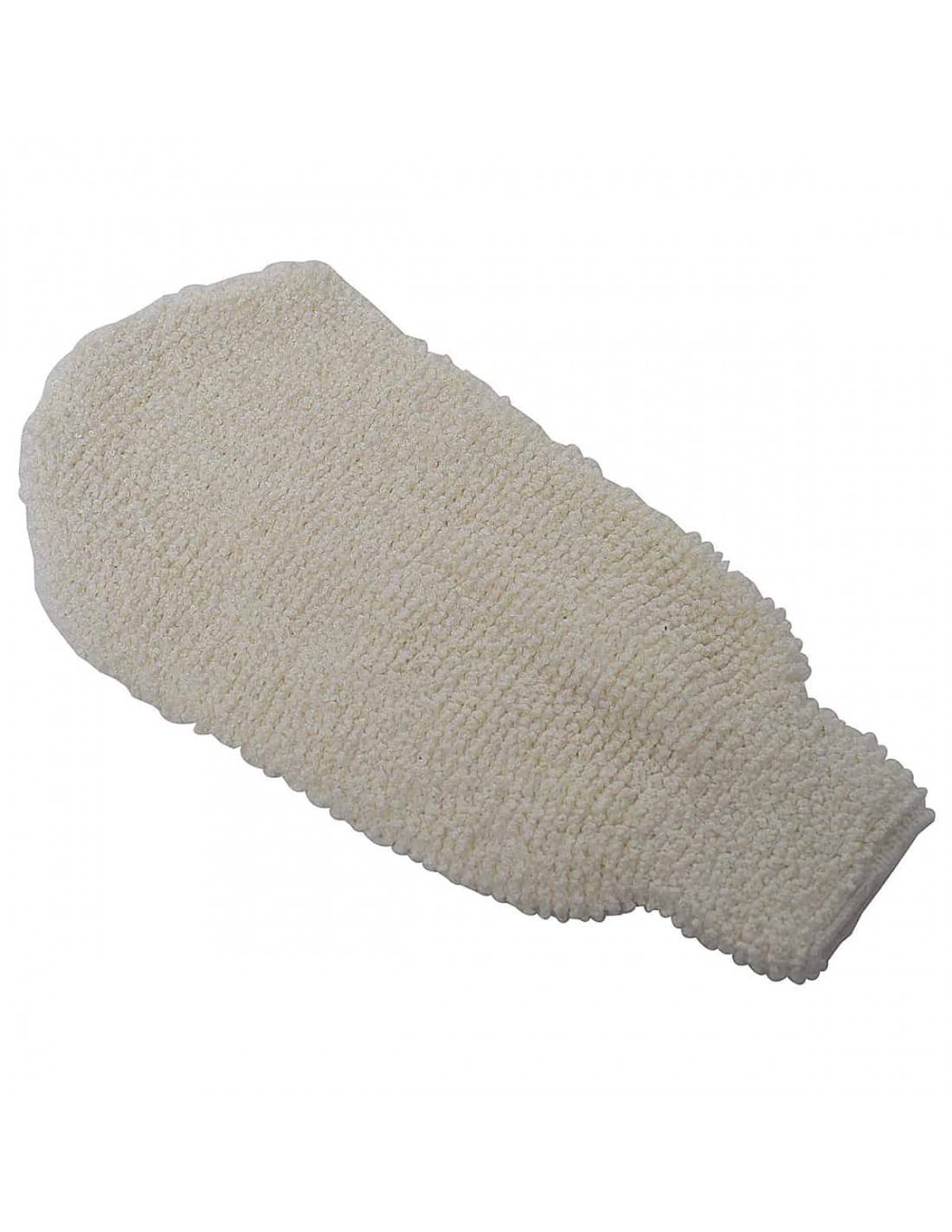 Γάντι μασάζ λευκό