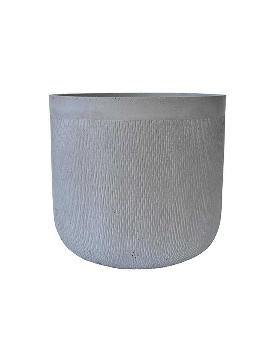 Γλάστρα fibreclay rain γκρι χρ. Φ44Χ41