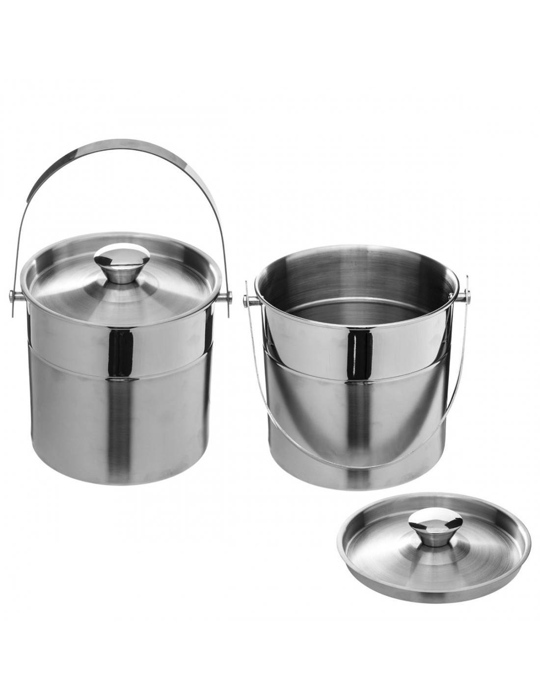 Παγοθήκη με καπάκι διπλού τοιχώματος 15Χ15