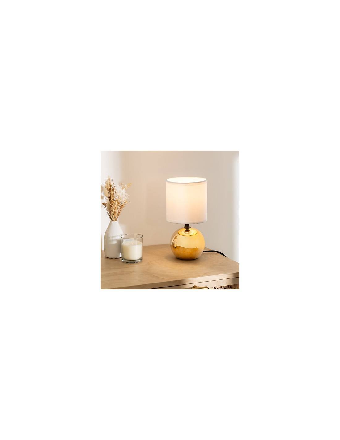 Πορτατιφ κεραμ.χρυσό με καπελο 13Χ24,7