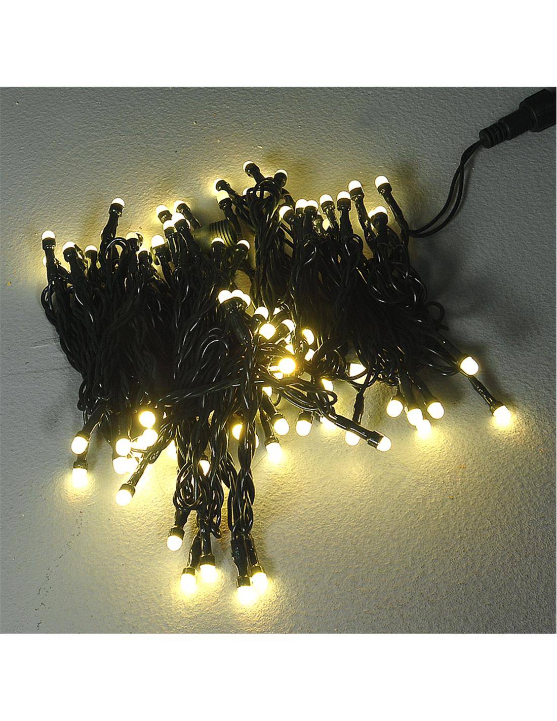 Λαμπάκια μπίλιες X100LED επεκτ.λευκό 12