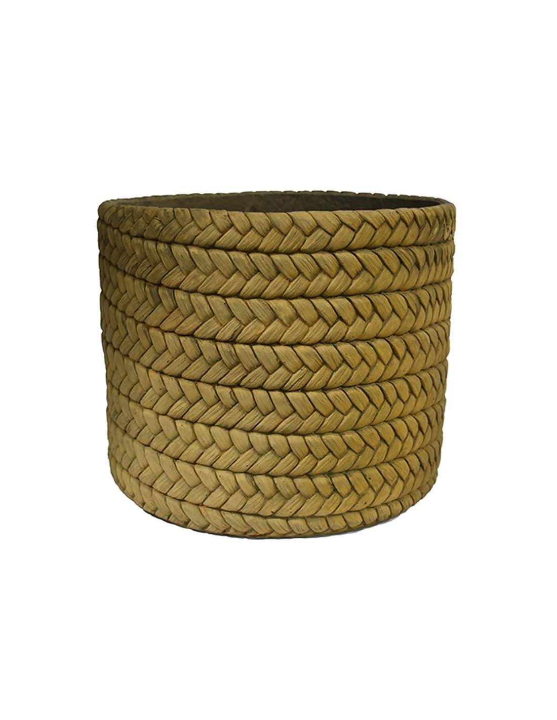 Κασπώ κεραμ.light rattan καφέ χρ.Φ37Χ31- 00.03.35630