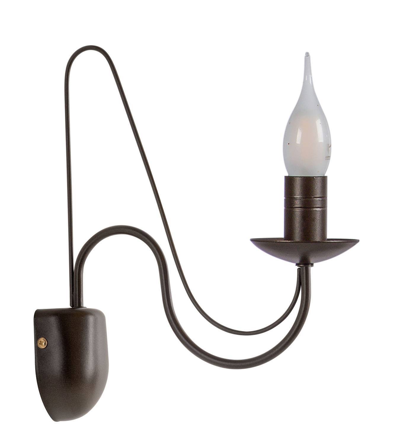 Απλίκα  Μέταλλο καφέ Ε14