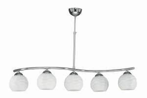 Φωτιστικό Πολύφωτο 5φ Μέταλλο χρώμιο/Γυαλί Ε27