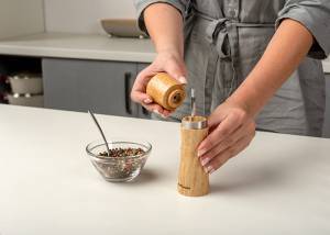 Ξύλινος μύλος Terrestrial με κεραμικό αλεστή 16cm