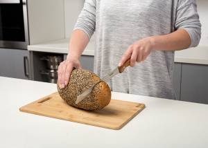 Aνοξείδωτο ατσάλινο μαχαίρι ψωμιού Terrestrial με ξύλινη λαβή 33cm