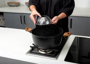 Ανοξείδωτο πτυσσόμενο καλάθι Acer για μαγείρεμα στον ατμό 28cm