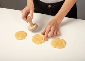 Σφραγίδα μπισκότων σιλικόνης Misty 6cm