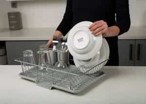 Μεταλλική πιατοθήκη Misty 48cm