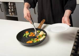 Ανοξείδωτη κουτάλα ρηχή Acer 33cm