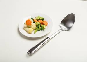 Ανοξείδωτη κουτάλα ρηχή Acer 33cm