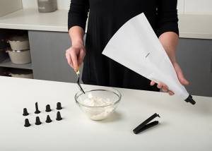 Κορνέ σακούλα ζαχαροπλαστικής σετ Misty 36cm