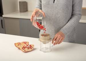 Πολυλειτουργικός αποχυμωτής χειρός πλαστικός Misty 17cm