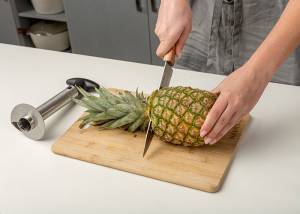 Ανοξείδωτος αποφλοιωτής και κόπτης ανανά Acer 24.5cm