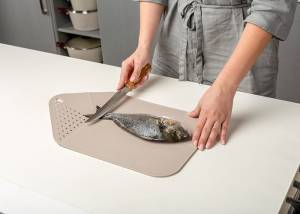 Aνοξείδωτο ατσάλινο μαχαίρι φιλεταρίσματος Terrestrial με ξύλινη λαβή 31cm