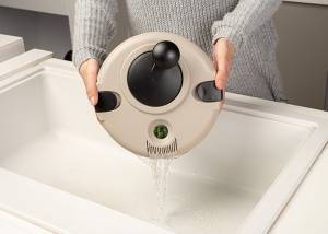 Στραγγιστήρι λαχανικών Misty με κλιπ ασφαλείας και περιστρεφόμενο δοχείο αποστράγγισης 24.5cm