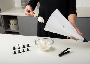 Κορνέ σακούλα ζαχαροπλαστικής σετ Misty 36cm