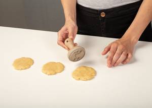 Σφραγίδα μπισκότων σιλικόνης Misty 6cm