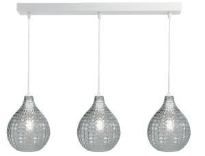 Φωτιστικό Πολύφωτο 3φ Μέταλλο/Γυαλί Ε27