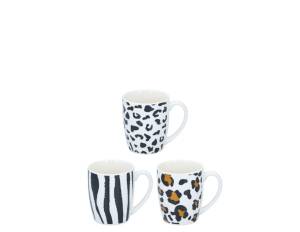 Κούπα κεραμ. 3σχ.wild  390ml 8,5Χ10,2