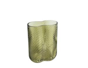 Βάζο γυαλ. πράσινο 8Χ15Η20,5cm