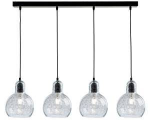 Φωτιστικό Πολύφωτο 4φ Μέταλλο/Γυαλί Ε27