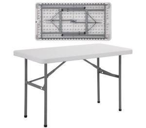 BLOW Τραπέζι Συνεδρίου - Catering Πτυσσόμενο, Μέταλλο Βαφή Γκρι, HDPE Άσπρο Ε-00011446 ΕΟ172