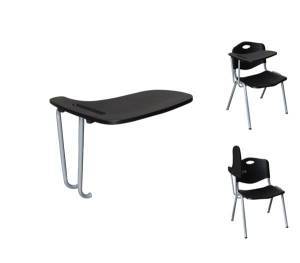 STUDY Εξάρτημα Θρανίο Μέταλλο Βαφή Silver, ΡΡ Μαύρο Ε-00014739 ΕΟ549,10