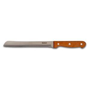 Aνοξείδωτο ατσάλινο μαχαίρι ψωμιού Terrestrial με ξύλινη λαβή 33cm
