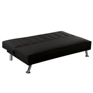 EUROPA Καναπές - Κρεβάτι Σαλονιού Καθιστικού, Ύφασμα Μαύρο Ε-00020735 Ε9689,3