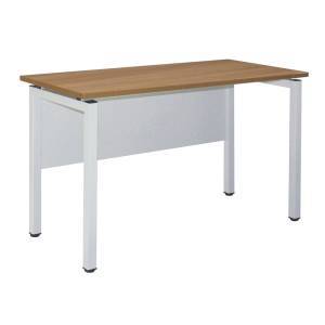 UNIT Γραφείο Μέταλλο Βαφή Άσπρο, Melamine Απόχρωση Sonoma Ε-00022068 ΕΟ436