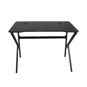 GAMING Γραφείο 100x60cm Μέταλλο Βαφή Μαύρο Ε-00023046 ΕΟ415