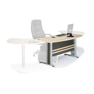 EXECUTIVE Γραφείο Απόχρωση Dark Grey - Beech Ε-00007329 ΕΟ999Γ