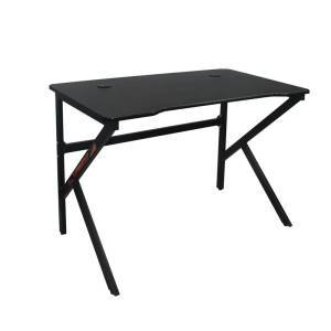GAMING Γραφείο 100x60cm Μέταλλο Βαφή Μαύρο Ε-00023046 ΕΟ415