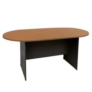 ΣΥΝΕΔΡΙΟΥ-A Τραπέζι Οβάλ Απόχρωση Dark Grey - Cherry Ε-00020487 ΕΟ122,1